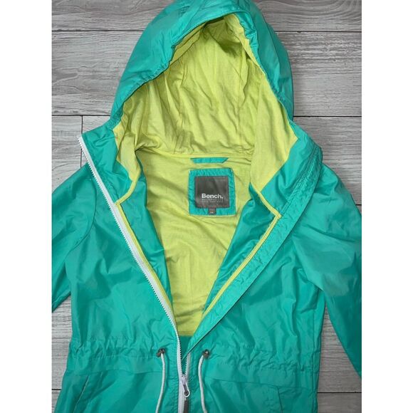 Women's Bench Multipurpose Turquoise and lime Green running Jacket size XS - Picture 7 of 12